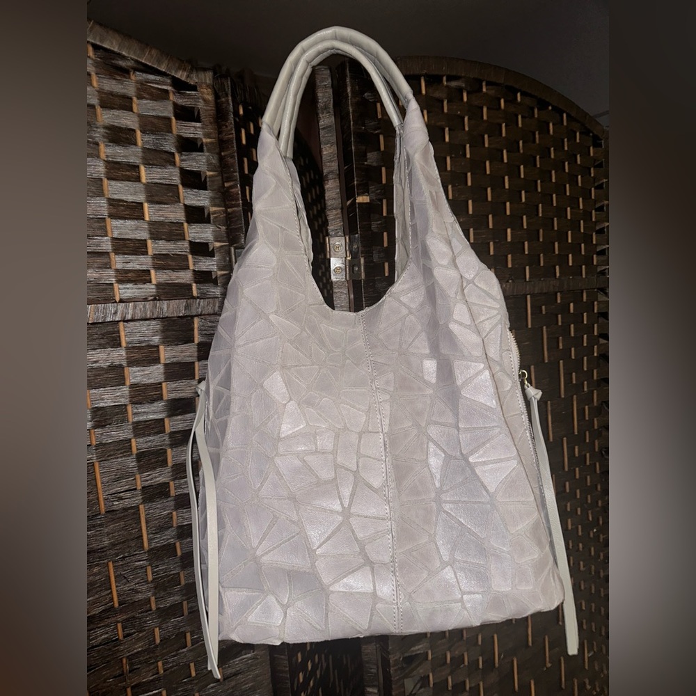 Geo Aleysia Hobo grey tote bag
